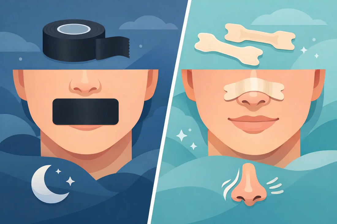 Mouth Tape vs Nasal Strips for Sleep